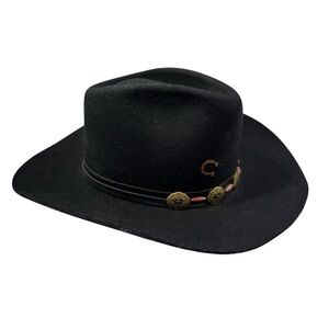 Charlie Horse Hat Co Western Cowboy Black Triple XXX Fur Blend 7 3/8 59